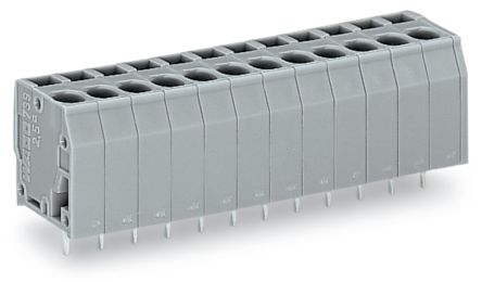 WAGO 739 Series PCB Connector, 5-Contact, 5mm Pitch, Through Hole Mount, 1-Row, Cage Clamp Termination [739-105]; 223-522