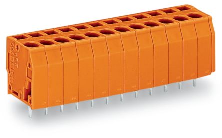 WAGO 739 Series PCB Connector, 7-Contact, 5.08mm Pitch, Through Hole Mount, 1-Row, Cage Clamp Termination [739-157]; 223-545