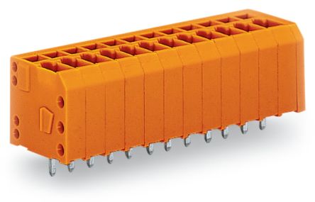 WAGO 739 Series PCB Connector, 12-Contact, 3.81mm Pitch, Through Hole Mount, 1-Row, Cage Clamp Termination [739-342]; 223-563