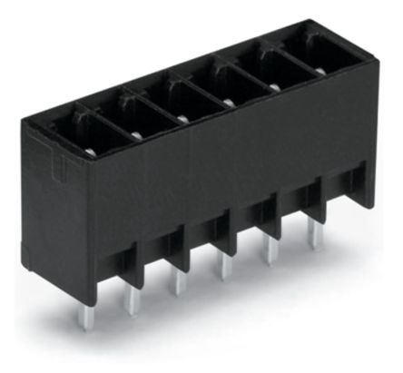 WAGO 714 Series Straight Through Hole Header, 16 Contact(s), 3.5 mm Pitch, 1 Row(s), Shrouded [714-146]; 223-624