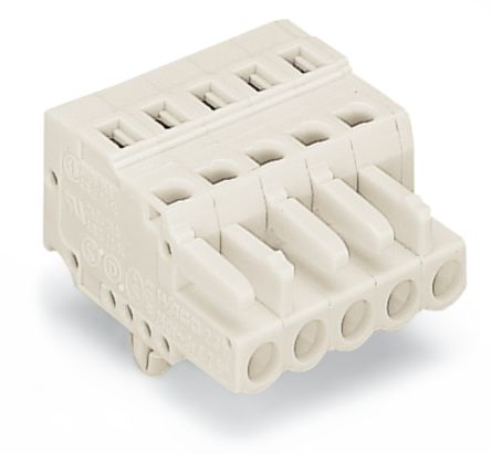 WAGO 721 Series Female Lighting Connector, 2-Pole, Female, 2-Way, Cable Mount, 16A [721-102/008-000]; 223-631