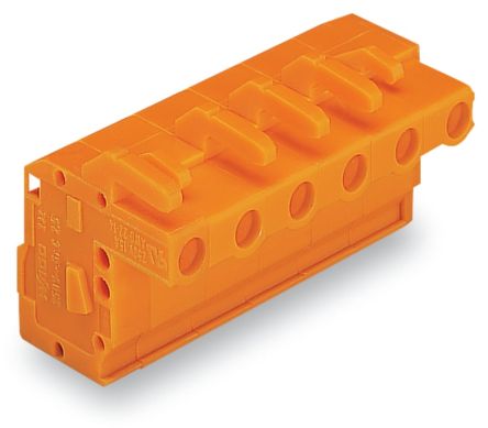 WAGO 732 Series Series Connector, 10P-Pole, Female, 10-Way, 14A [732-130/026-000]; 223-653