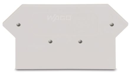WAGO 281 Series End And Intermediate Plate for Use with Rail Mount Terminal Blocks [281-353]; 223-823