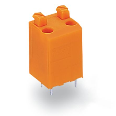 WAGO 735 Series PCB Connector, 2-Contact, 3.81mm Pitch, Through Hole Mount, 2-Row, Push Wire Termination [735-123/001-000]; 223-902