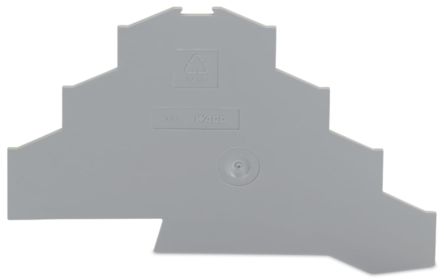 WAGO 281 Series End And Intermediate Plate for Use with Rail Mount Terminal Blocks [281-365]; 223-930