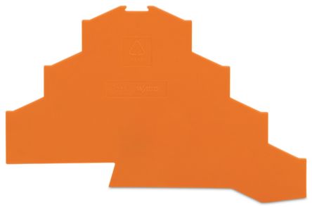 WAGO 281 Series End And Intermediate Plate for Use with Rail Mount Terminal Blocks [281-366]; 223-932