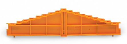 WAGO 727 Series End Plate for Use with Rail Mount Terminal Blocks [727-108]; 224-049
