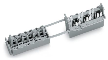 WAGO 730 Series Female Lighting Connector, 6-Pole, Female, 6-Way, Plug-In Mount, 10A [730-106]; 224-061