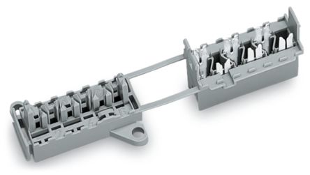 WAGO 730 Series Female Lighting Connector, 6-Pole, Female, 6-Way, Plug-In Mount, 10A [730-126]; 224-065