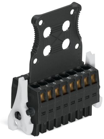 WAGO 713 Series Series Connector, 16P-Pole, Female, 16-Way, 10A [713-1108/037-9037/033-000]; 224-169