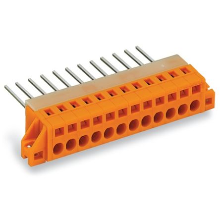 WAGO 731-162 731 Series Orange, 2.5mm², 1-Level, Cage Clamp Termination [731-162]; 224-189