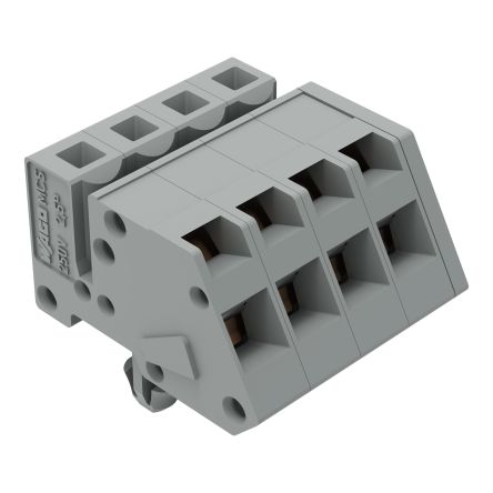 WAGO 731 Series Series Connector, 4P-Pole, Female, 4-Way, Flange Mount, 12A [731-504/008-000]; 224-204