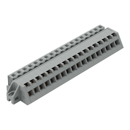 WAGO 731 Series Series Connector, 18P-Pole, Female, 18-Way, Flange Mount, 12A [731-518/031-000]; 224-217