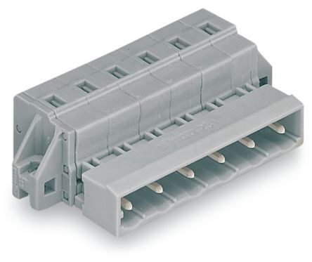 WAGO 731 Series Male Lighting Connector, 16-Pole, Male, 16-Way, Cable Mount, 12A [731-616/019-000]; 224-224