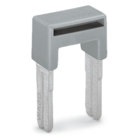 WAGO 283 Series Jumper for Use with Rail Mount Terminal Blocks, 76A [283-409]; 224-276