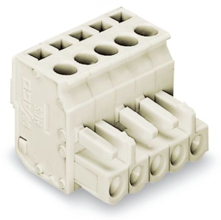WAGO 722 Series Connector, 7P-Pole, Female, 7-Way, 14A [722-207/026-000]; 224-295