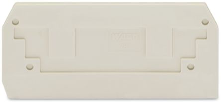 WAGO 284 Series End And Intermediate Plate for Use with Rail Mount Terminal Blocks [284-330]; 224-397