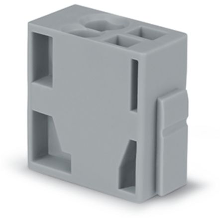 WAGO 726 Series Terminal Block Connector, 1-Way, 10A, 28 → 12 AWG Wire, Cage Clamp Termination [726-904]; 224-491