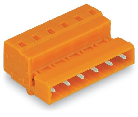 WAGO 731 Series Male Lighting Connector, 2-Pole, Male, 2-Way, Cable Mount, 12A [731-632/018-000]; 224-513