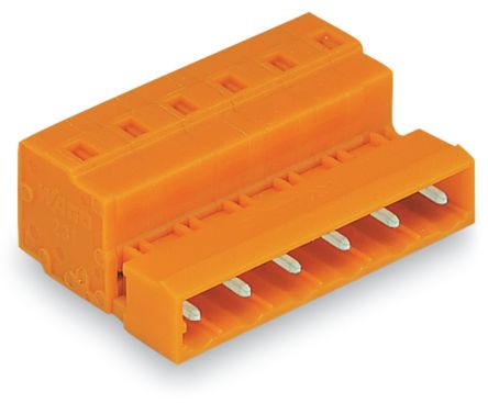 WAGO 731 Series Male Lighting Connector, 8-Pole, Male, 8-Way, Cable Mount, 12A [731-638]; 224-538