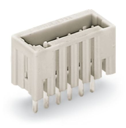 WAGO 733 Series Straight Through Hole Header, 5 Contact(s), 2.5 mm Pitch, 1 Row(s), Shrouded [733-335]; 224-692