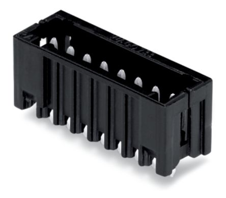WAGO 733 Series Straight Through Hole Header, 6 Contact(s), 2.5 mm Pitch, 1 Row(s), Shrouded [733-336/105-604]; 224-695
