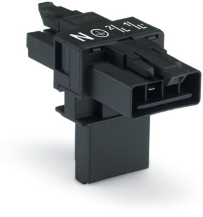 WAGO 890 Series Female Lighting Connector, 4-Pole, Female, 4-Way, Plug-In Mount, 16A, IP20, IP40 [890-626]; 224-848