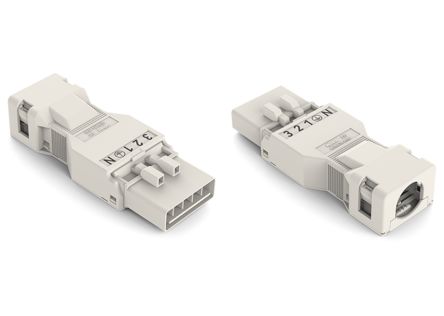 WAGO, 890 Series Male Plug for use with Lighting Connector [890-135]; 224-904