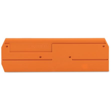 WAGO 880 Series End And Intermediate Plate for Use with Rail Mount Terminal Blocks [880-346]; 224-952