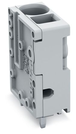WAGO 2626 Series PCB Connector, 1-Contact, 7.5mm Pitch, Feed Through Mount, 2-Row, Push-In Cage Clamp Termination [2626-3101/000-005]; 224-963