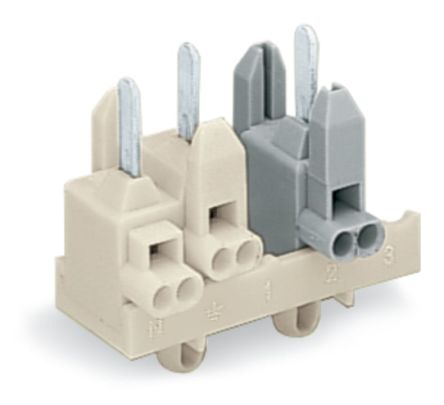 WAGO 277 Series Male Lighting Connector, 5-Pole, Male, 5-Way, Plug-In Mount, 10A [277-125]; 224-980