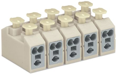WAGO 272 Series Connector, 4-Way, 18A, 0.5 → 2.5 mm² Wire, Push Wire Termination [272-304]; 224-991