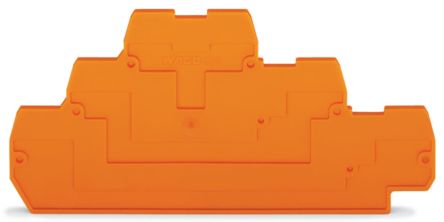 WAGO 870 Series End And Intermediate Plate for Use with Rail Mount Terminal Blocks [870-568]; 225-092