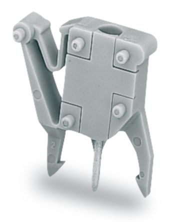 WAGO 249 Series PCB Connector, 1-Contact, 10mm Pitch, Through Hole Mount, 1-Row [249-114]; 225-138
