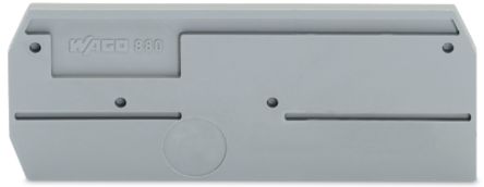 WAGO 880 Series End And Intermediate Plate for Use with Rail Mount Terminal Blocks [880-308]; 225-179