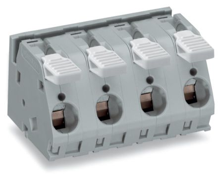 WAGO 2716 Series PCB Connector, 8-Contact, 15mm Pitch, Through Hole Mount, 1-Row, Cage Clamp Termination [2716-258]; 225-245
