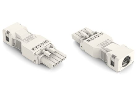WAGO, 890 Series Female Socket for use with Lighting Connector [890-125]; 225-343