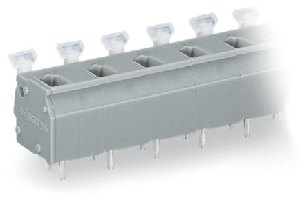 WAGO 255 Series PCB Connector, 9-Contact, 10/10.16mm Pitch, Through Hole Mount, 1-Row, Cage Clamp Termination [255-609]; 225-462