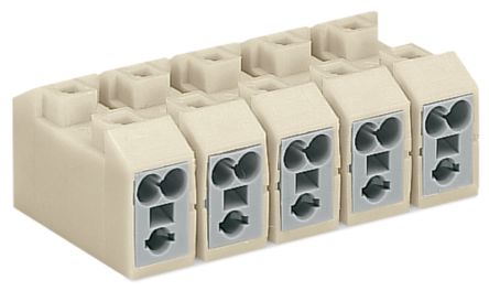 WAGO 272 Series Connector, 2-Way, 18A, 8 → 9 mm² Wire, Push Wire Termination [272-102]; 225-517