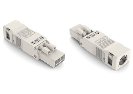 WAGO, 890 Series Male Plug for use with Lighting Connector [890-133]; 225-651