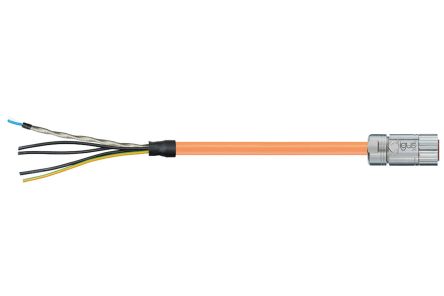 Igus readycable Series Cable for Use with Allen Bradley Drive, 5m Length, 600/1000 V [2090-CSWM1DF-10AF05 - MAT9851718 (5m)]; 226-193