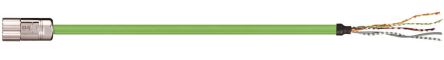 Igus Chainflex CF113.D Series Cable for Use with Allen Bradley Drive, 20m Length, 600/1000 V [2090-CFBM4DF-CEAF20 - MAT9841798 (20m)]; 227-467