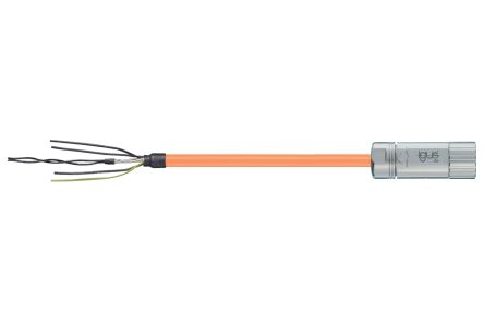 Igus readycable Series Cable for Use with Allen Bradley Drive, 5m Length, 600/1000 V [2090-CPBM4DF-12AF05 - MAT9851795 (5m)]; 227-474