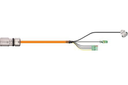 Igus readycable Series Cable for Use with BOSCH REXROTH Drive, 10m Length, 600/1000 V [RH2-023DBB-NN-010,0 - MAT98513124 (10m)]; 227-754