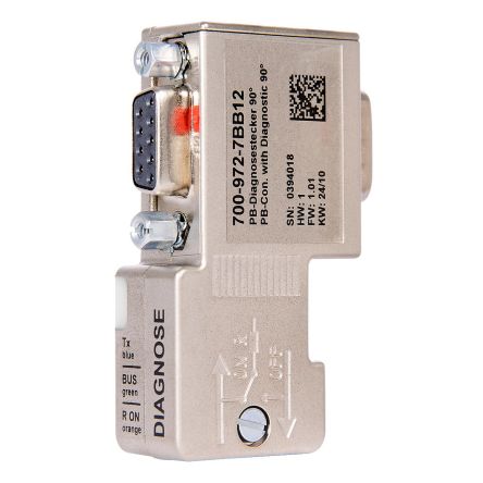 Helmholz GmbH & Co. KG 972-7BB Series BUS Connector for Use with Fieldbus Application [700-972-7BB12]; 228-145