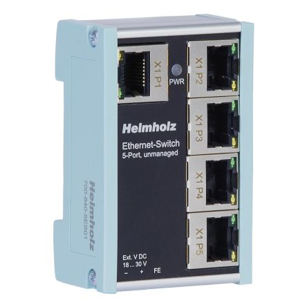 Helmholz GmbH & Co. KG Industrial Ethernet Switch [700-840-5ES01]; 228-169