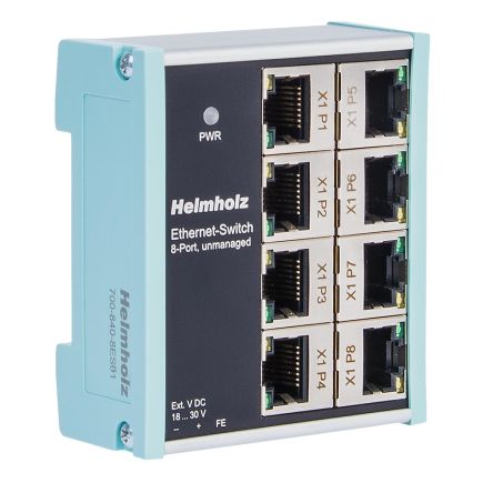 Helmholz GmbH & Co. KG Industrial Ethernet Switch [700-840-8ES01]; 228-170