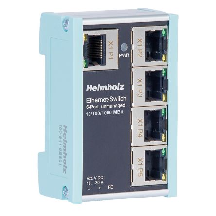 Helmholz GmbH & Co. KG 700-841-5ES01, Unmanaged 5 Port Ethernet Switch [700-841-5ES01]; 228-173