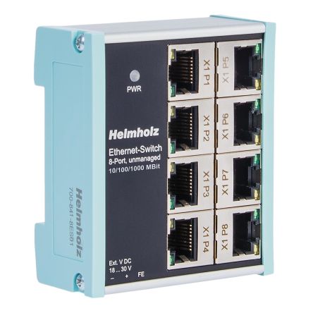 Helmholz GmbH & Co. KG 700-841-8ES01, Unmanaged 8 Port Ethernet Switch [700-841-8ES01]; 228-174