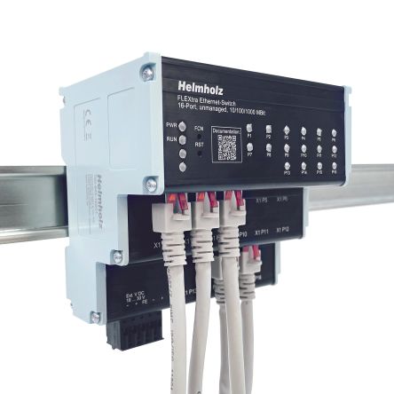 Helmholz GmbH & Co. KG 700-845-16S01, Unmanaged 16 Port Ethernet Switch [700-845-16S01]; 228-178